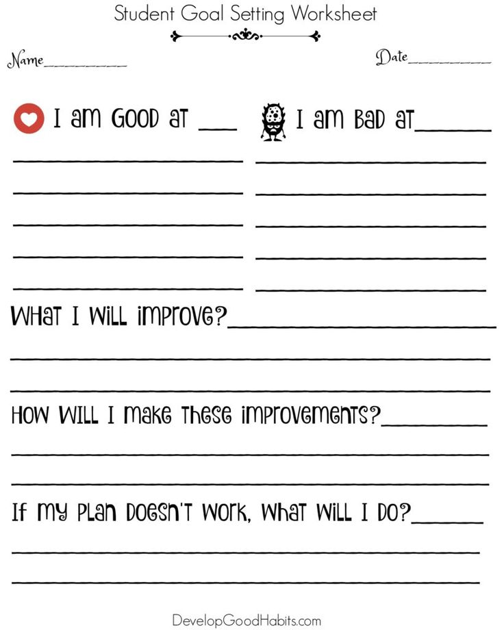 4 Free SMART Goal Setting Worksheets &  Templates [2024 Update ...