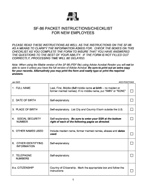 18 Printable sf86 instructions Forms and Templates - Fillable ...