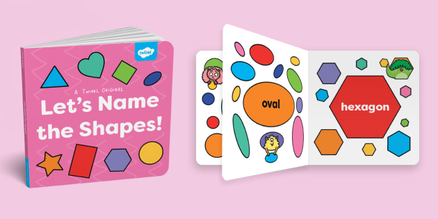 ? Lets Name the Shapes! eBook (Teacher-Made) - Twinkl
