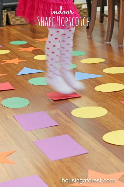 Shape Hopscotch - Housing a Forest