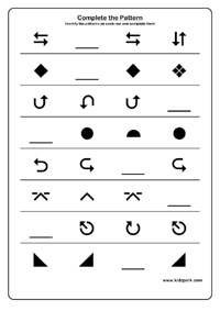 Shape Patterns Activity Sheet For Grade 2, Word Power Teachers ...