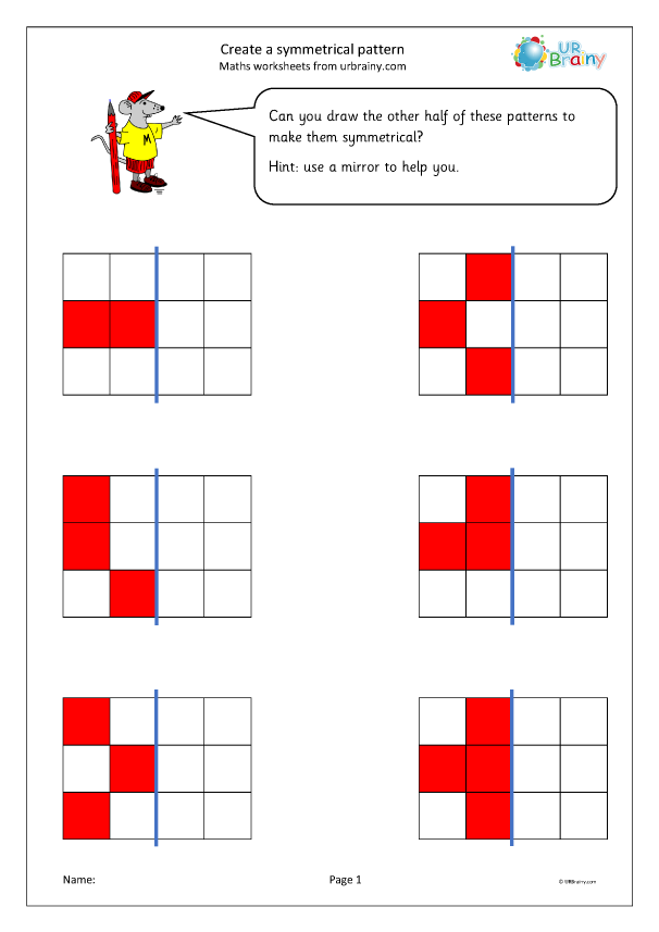 Create a symmetrical pattern - Geometry (Shape) by URBrainy.com