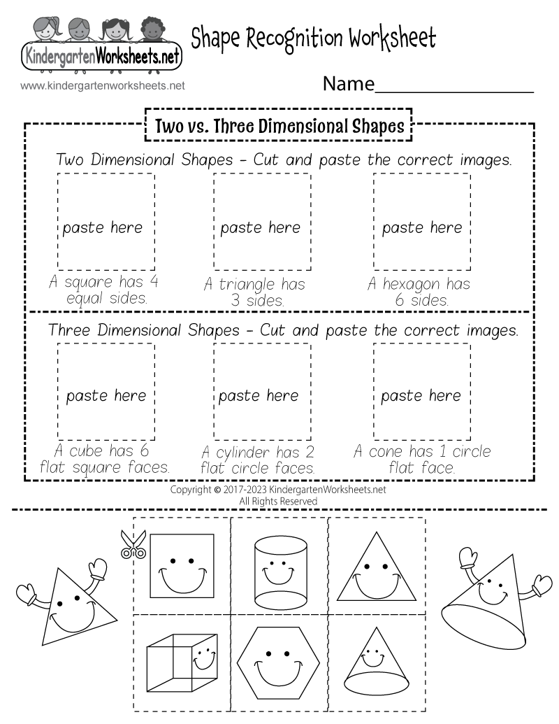 Shape Recognition Worksheet - Free Printable, Digital, &  PDF