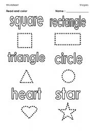 worksheet-shape - ESL worksheet by celeste0205