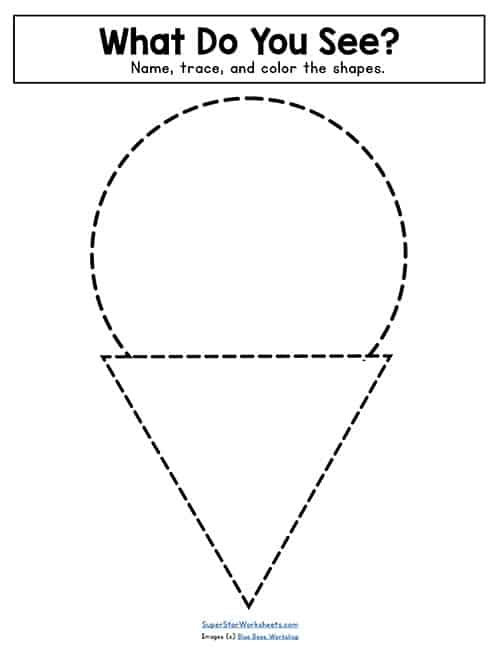 Shape Tracing Worksheets -Worksheets Library