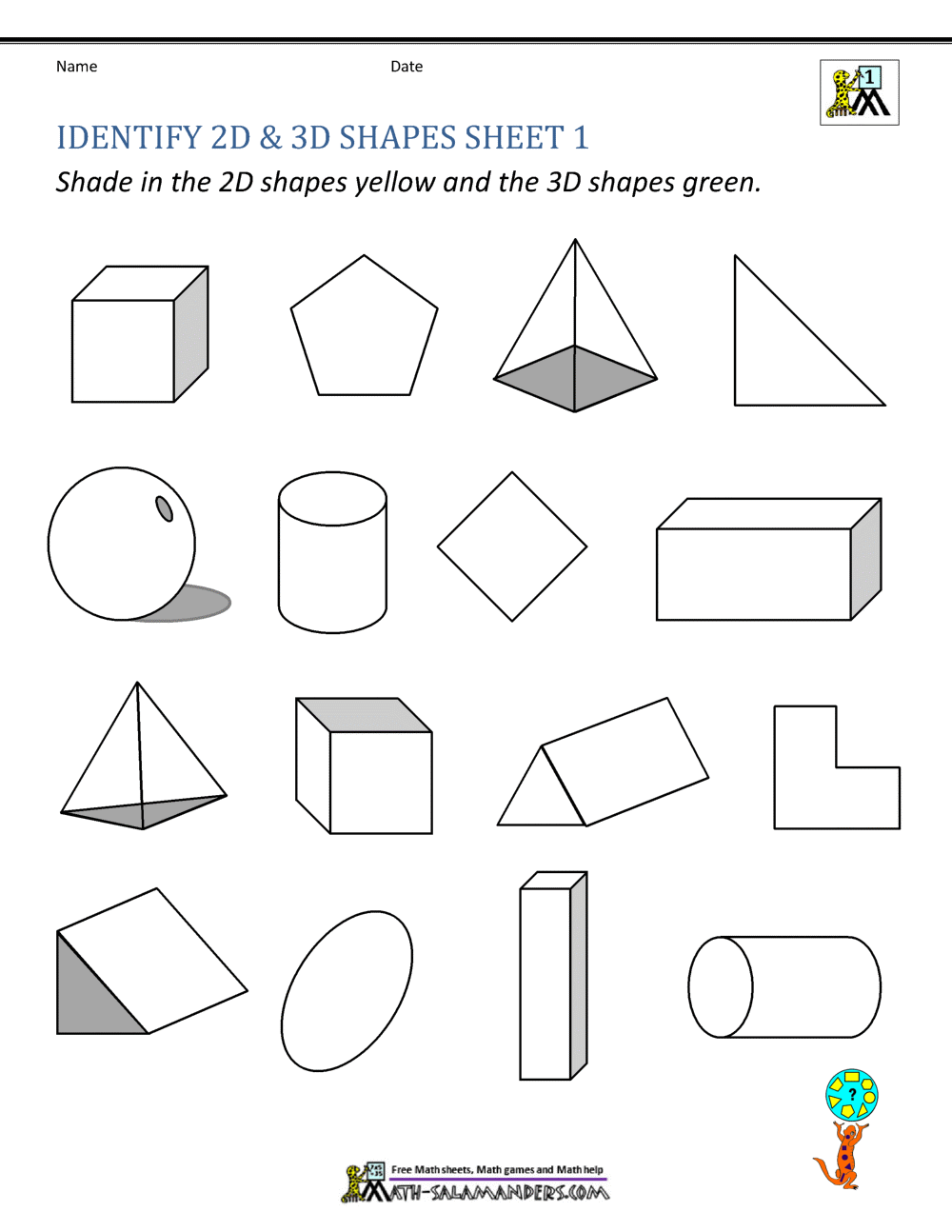 First Grade Geometry