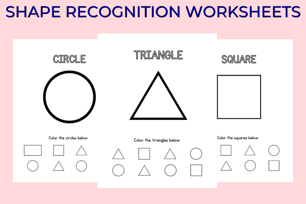 6 Best Shapes Worksheets for Preschoolers - Kindergarten Ready Skills
