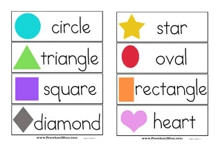 shape worksheet for preschoolers