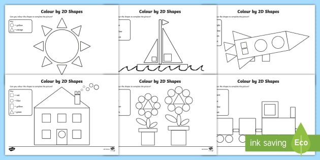 shapes for kids worksheet