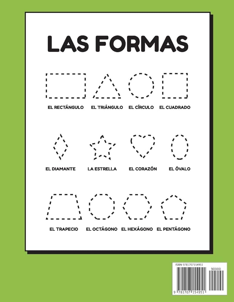 Preschool Tracing Shapes For Kids In Spanish Learning Shapes