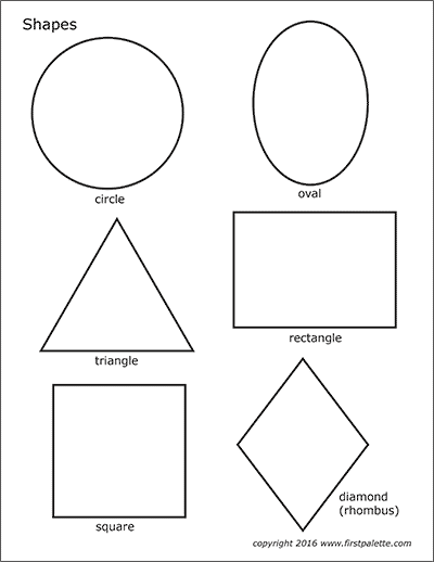 Basic Shapes | Free Printable Templates &  Coloring Pages ...