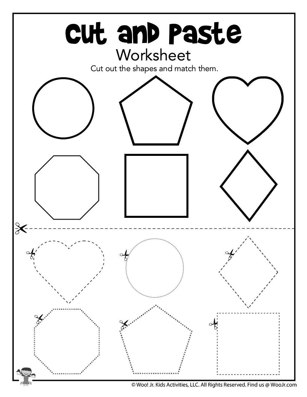 Cut and Paste Shapes Worksheets | Woo! Jr. Kids Activities ...