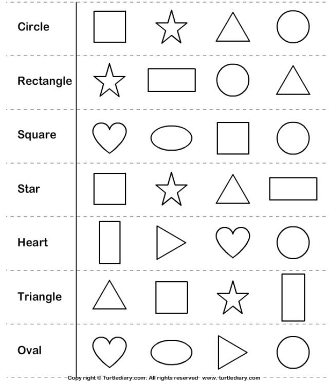 7 Shapes ideas | shapes worksheet kindergarten, shapes preschool ...