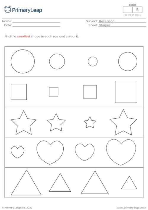 Maths: Recognising 2D Shapes Circles | Worksheet | PrimaryLeap.co.uk
