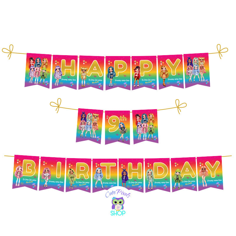 shopkins happy birthday banner printable