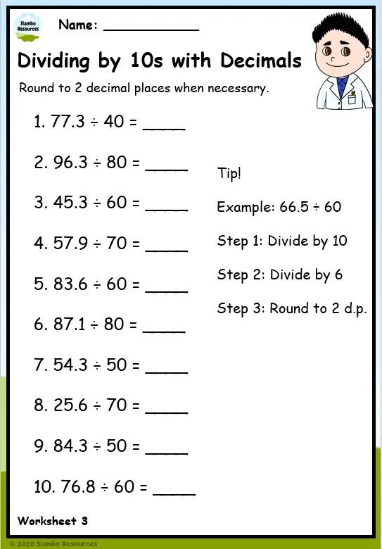 Grade 6 Division Worksheets | Free Printables | Math Worksheets