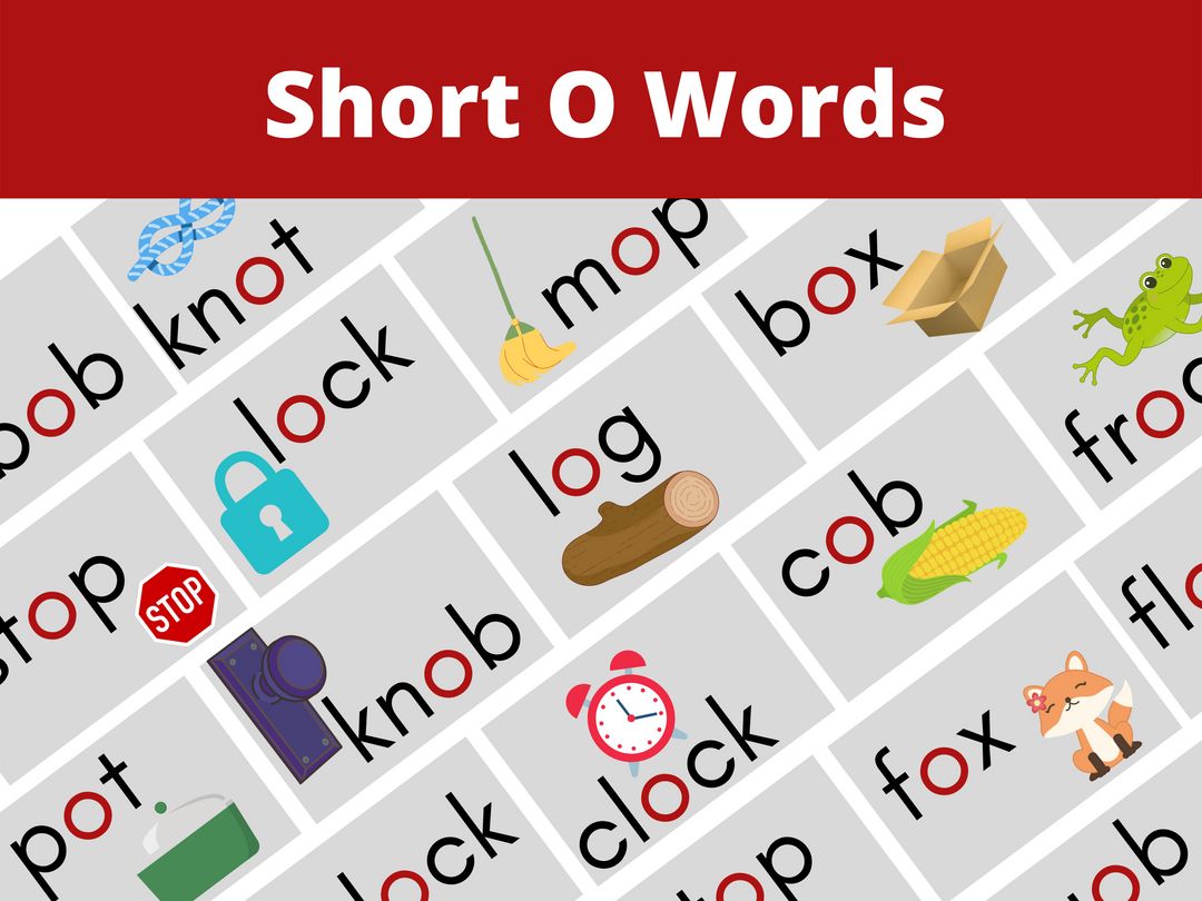 Short O Sounds: Word Families, Decodable Passages &  Activities