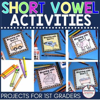 Short Vowel Projects CVC Activities Paper Bag Books Hands-on ...