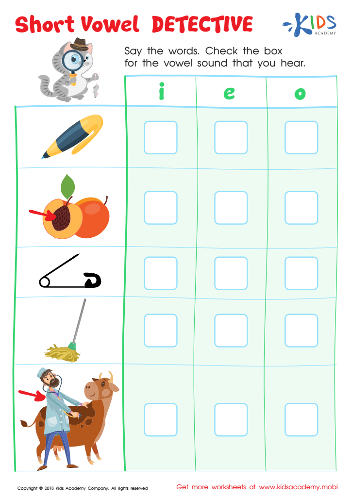 short vowels worksheet 2nd grade