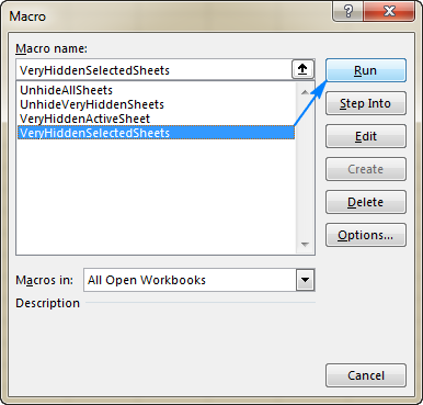 How to make Excel worksheet very hidden and unhide it