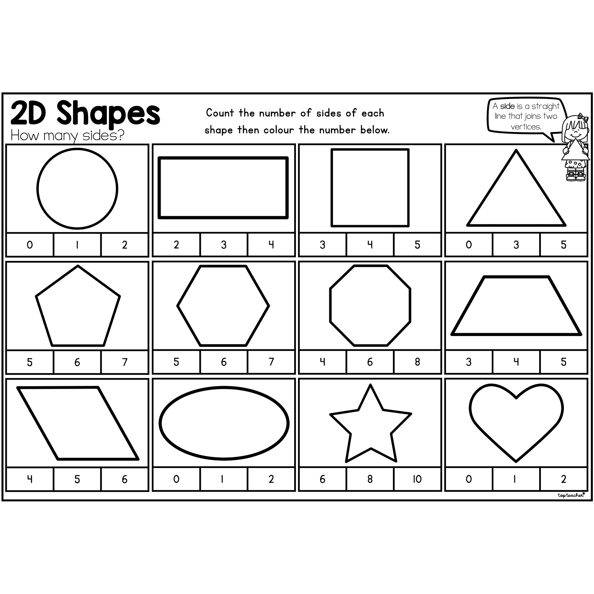 Generate Title From 2d Shapes Worksheet Vertices Edges Faces Generate Title From 2d Shapes Worksheet Vertices Edges Faces