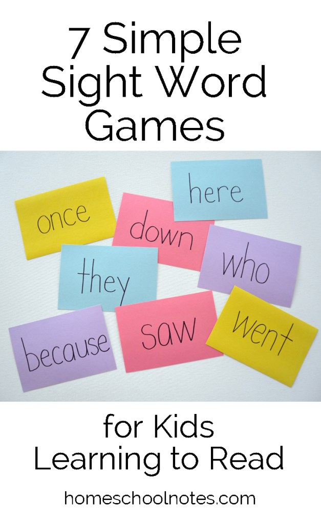 sight word games