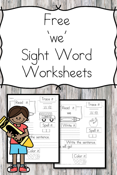 We have free sight words... - Kindergarten Worksheets | Facebook