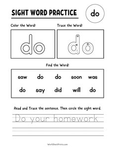 Magical &  Automated Sight Word Worksheet (Dolch + Fry)(K - 1st Grade)