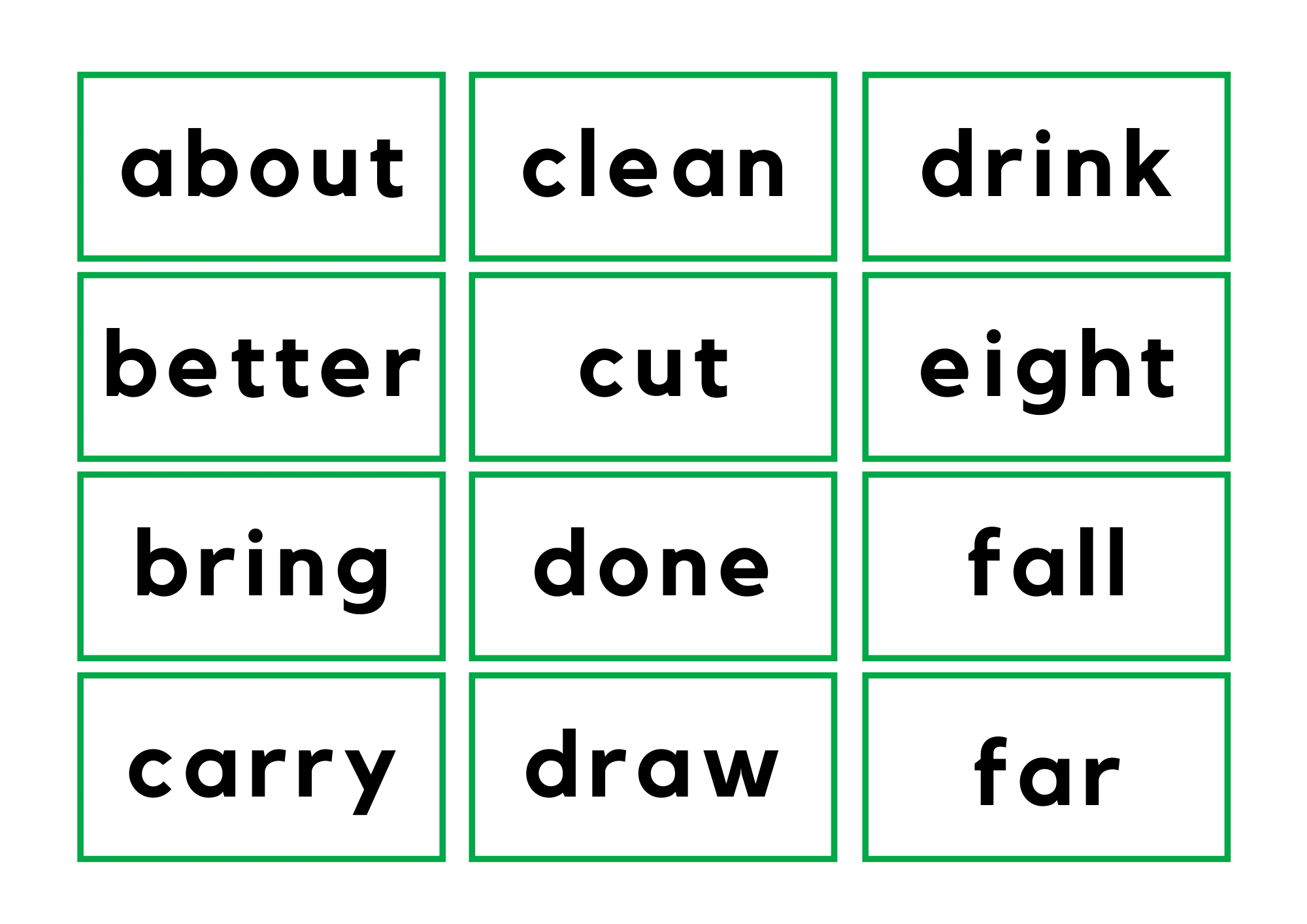 English for Kids Step by Step: Sight Words Worksheets