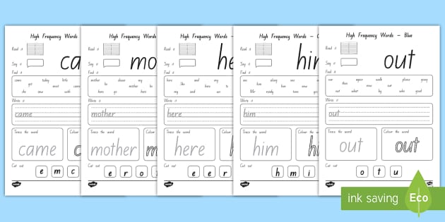 sight words printables