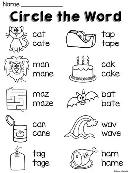 CVCe (Silent e) Worksheets - 15 Worksheets Library