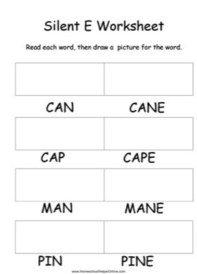 Silent E Words Worksheet: Downloadable PDF for Kids