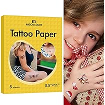 silhouette america printable temporary tattoo paper