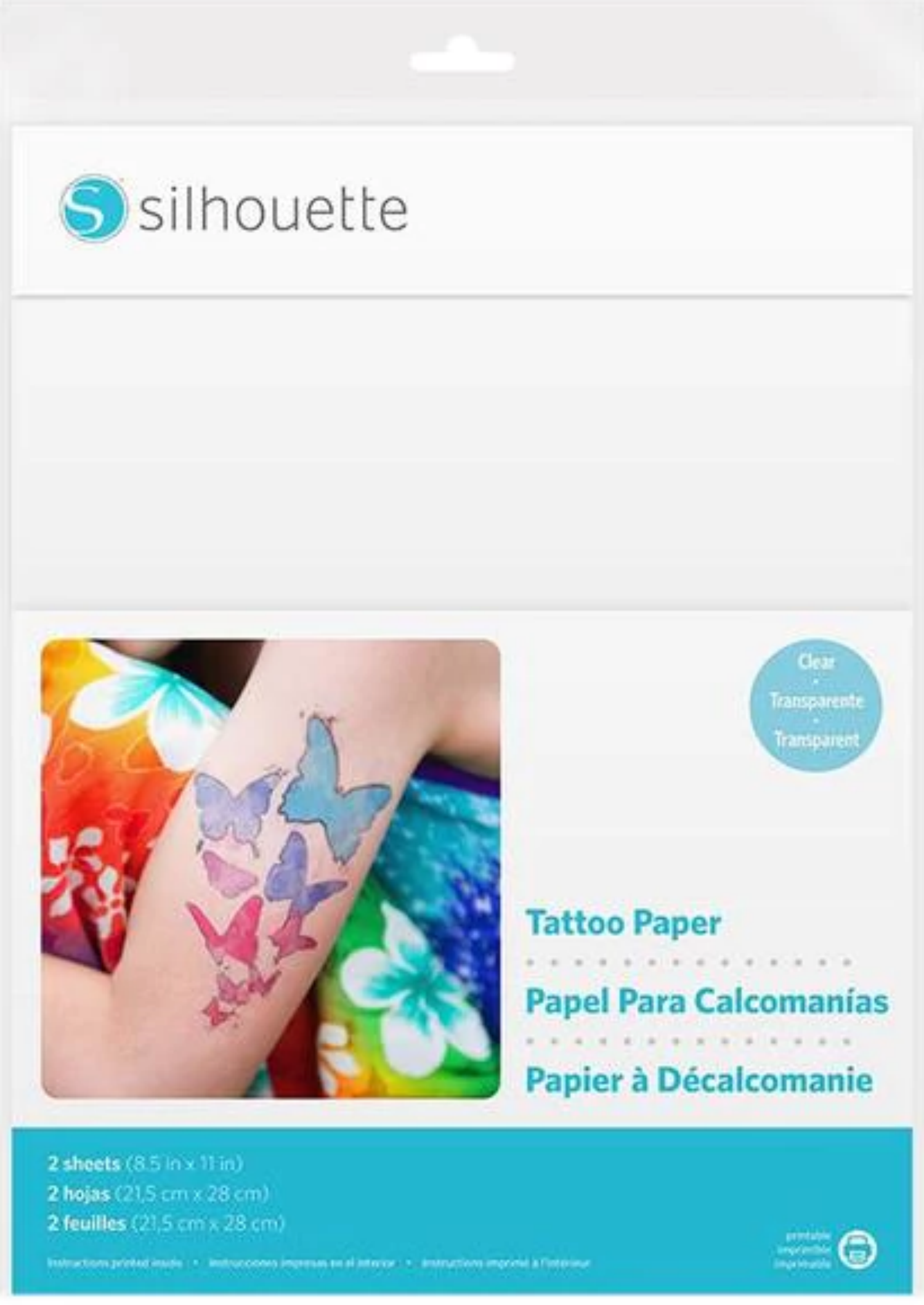 silhouette america printable temporary tattoo paper