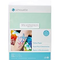 silhouette america printable temporary tattoo paper
