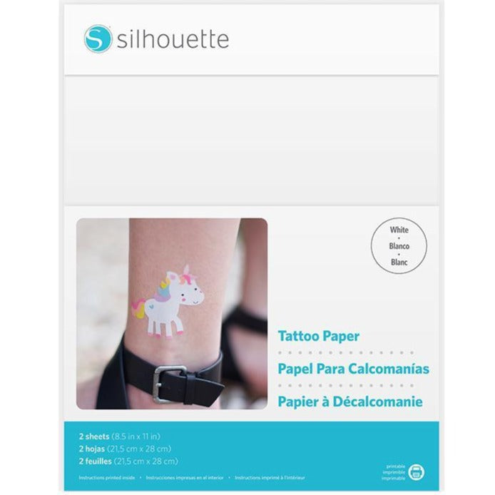 Temporary Tattoo Paper - White