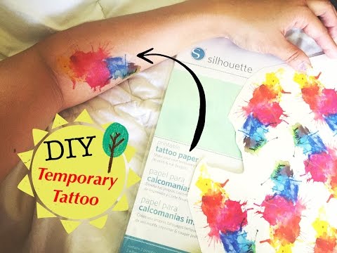 Silhouette Temporary Tattoo Paper • TheMagicTouch DE