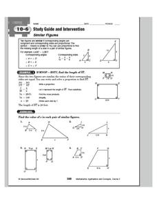 similar figures worksheet geometry