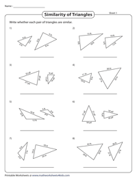 similar figures worksheet geometry
