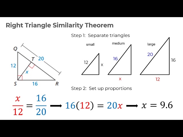 9 3 Similar Right Triangles 2018 2019 - YouTube - Worksheets Library