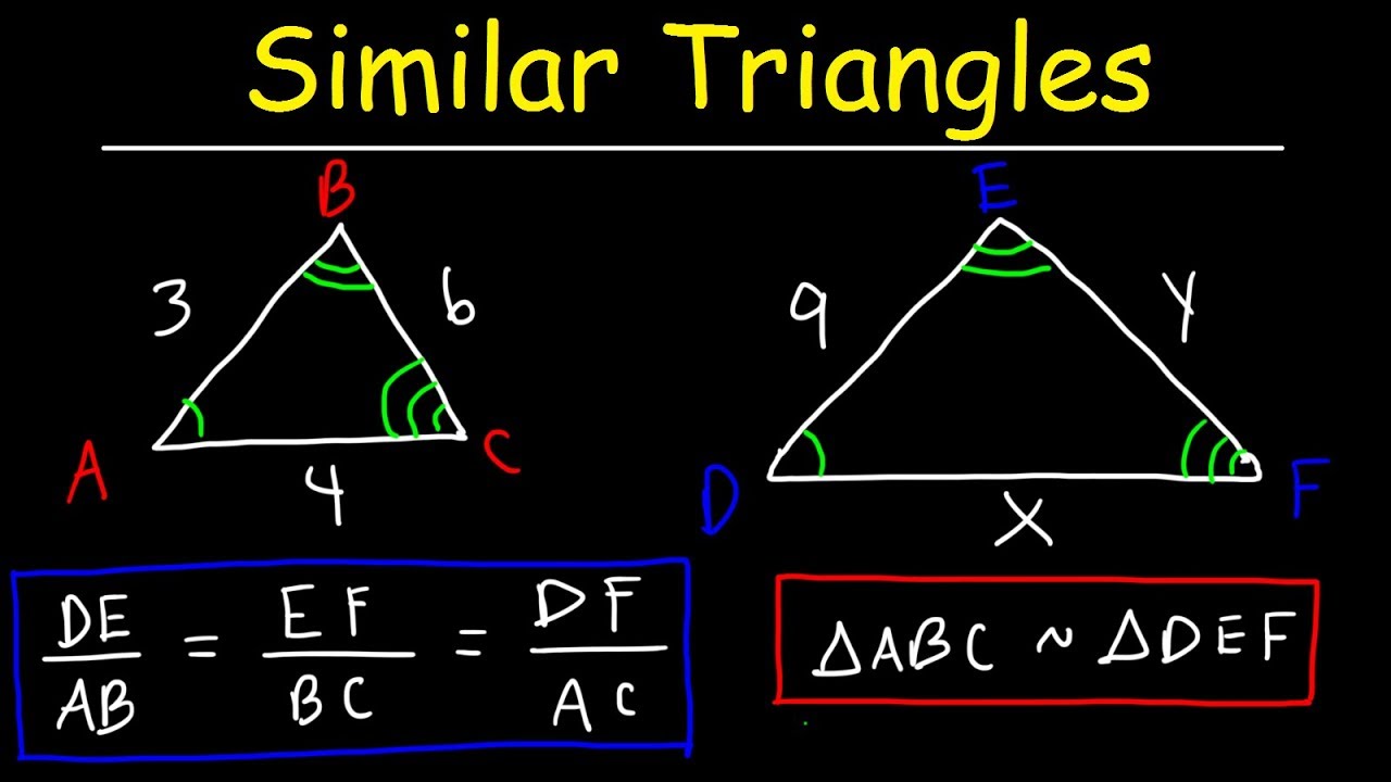 similar triangles proportions worksheet