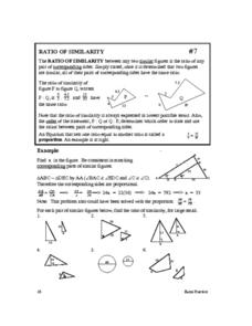 similarity ratio worksheet
