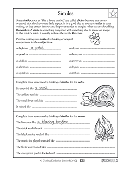 Simile or cliché? | 4th grade, 5th grade Reading, Writing ...
