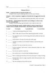 Simile, Metaphor, Personification through Music Lyrics - ESL ...