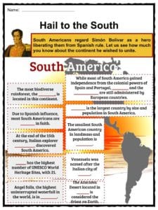 Simón Bolívar Facts, Worksheets, Revolution, Biography &  Death For ...