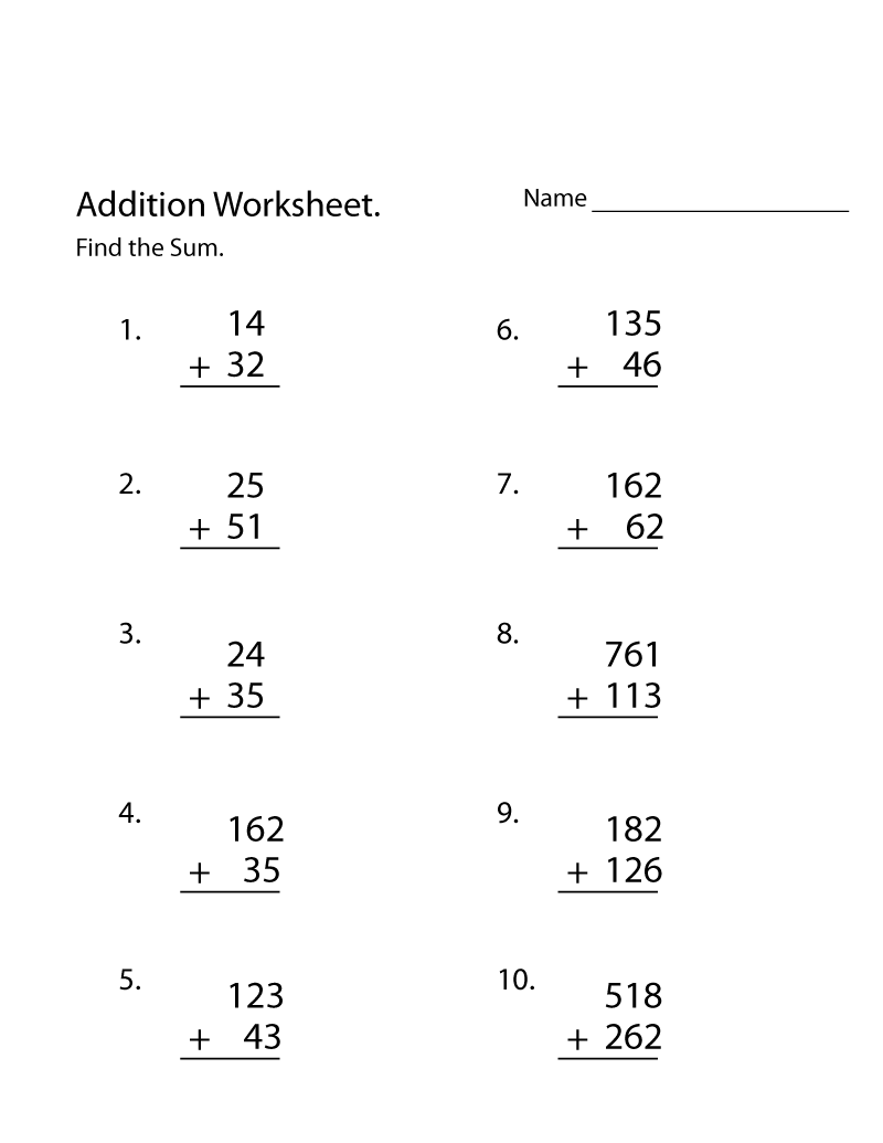 3rd Grade Math Worksheets - Best Coloring Pages For Kids