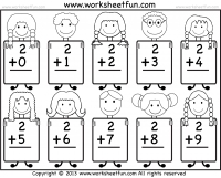 Basic Addition Facts (0-9) - Nine Worksheets / FREE Printable ...