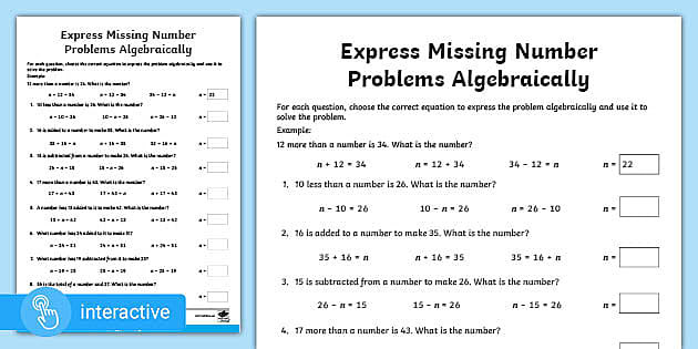 ? Support White Rose Maths Y6: Solve Simple One-Step Equations