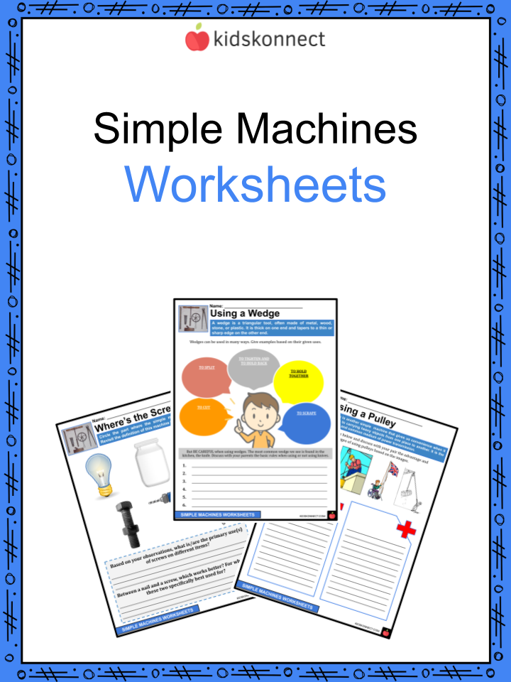 Simple Machines Worksheets & Facts Definition, Types, Uses