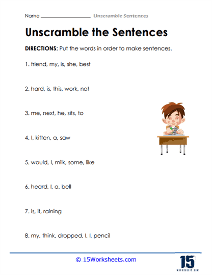 simple and compound sentences worksheet 3rd grade